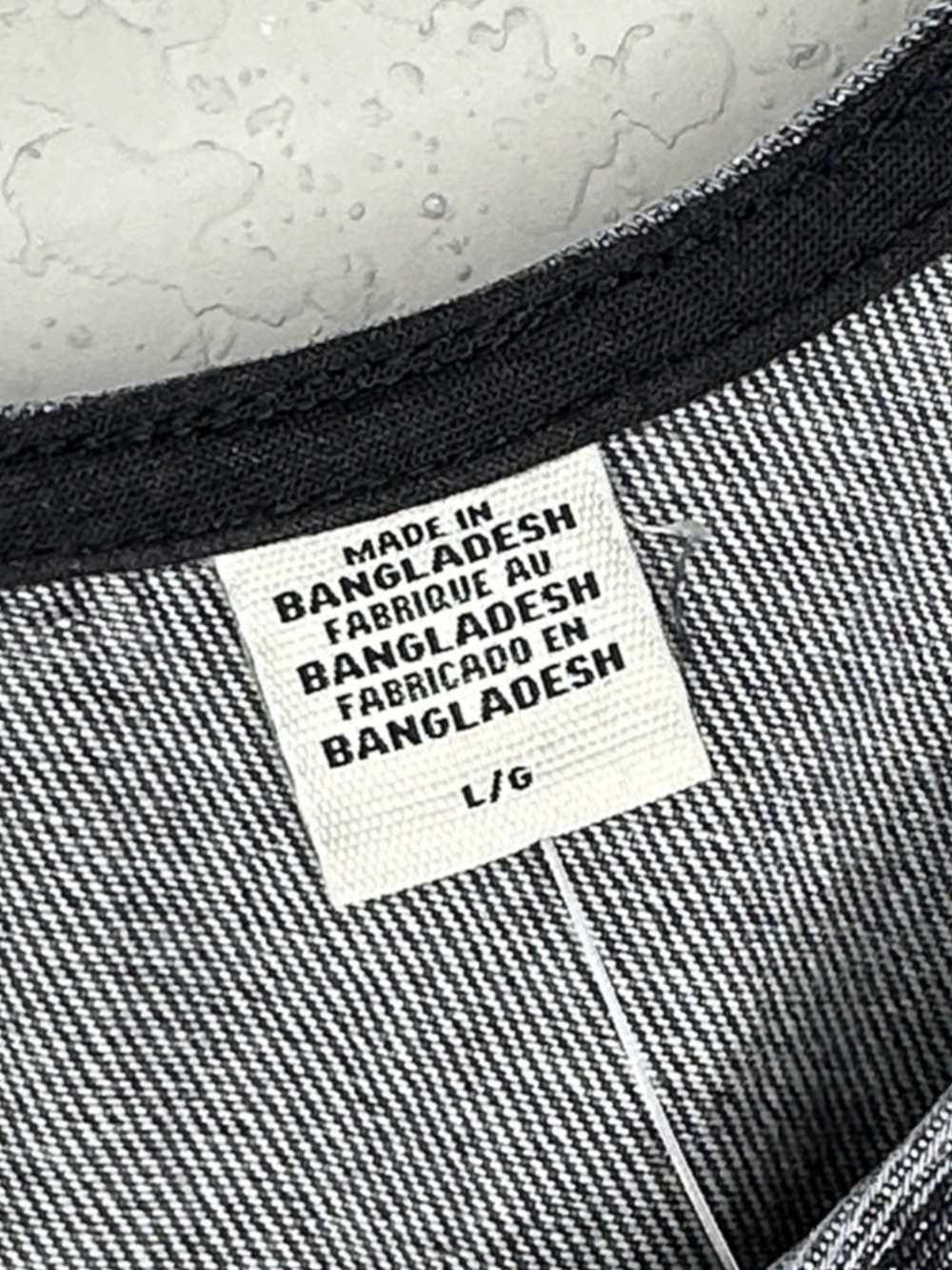 Levi's Women's Tuli Denim Mini Dress Size Large Black Stonewash '90s-Inspired - Picture 10 of 14